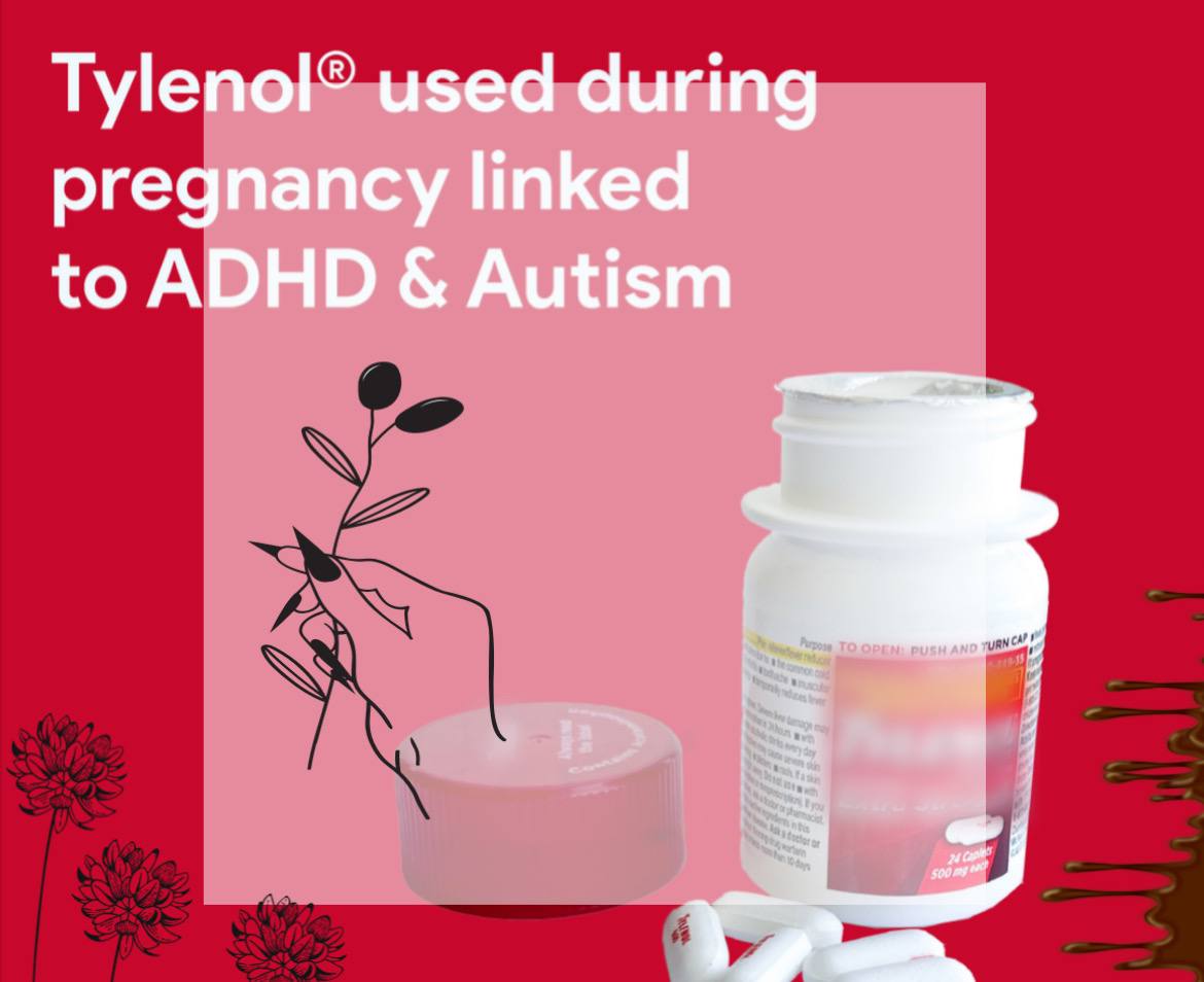 💊Tylenol® used during pregnancy linked to ADHD & Autism by Multiple Studies