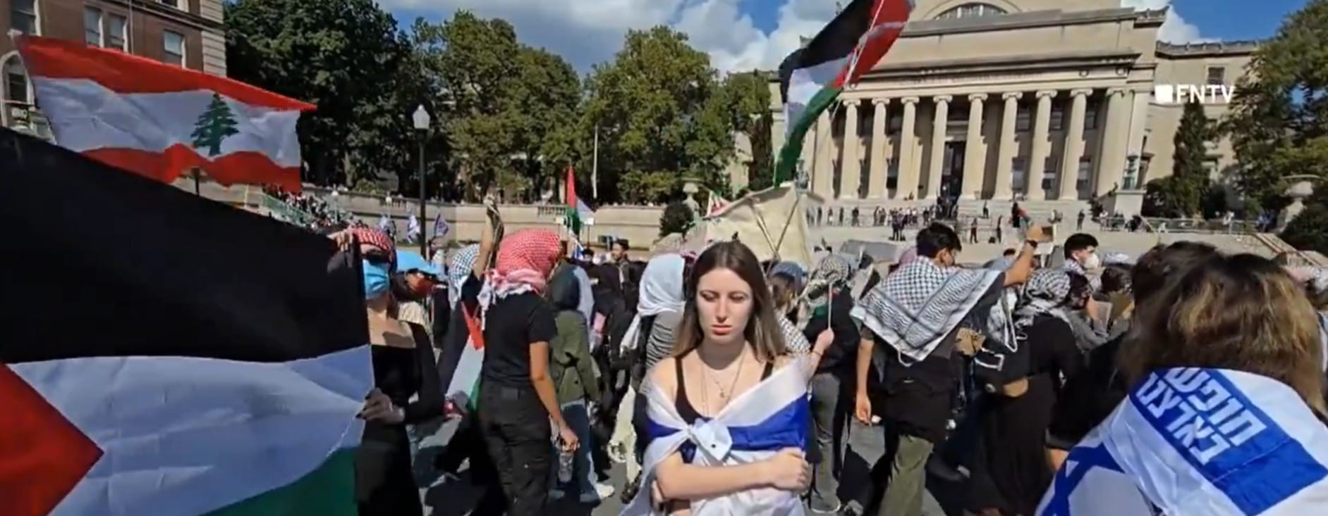 “Resistance is glorious! We will be victorious!” Today, on October 7th, at Columbia, they’re celebrating terror.